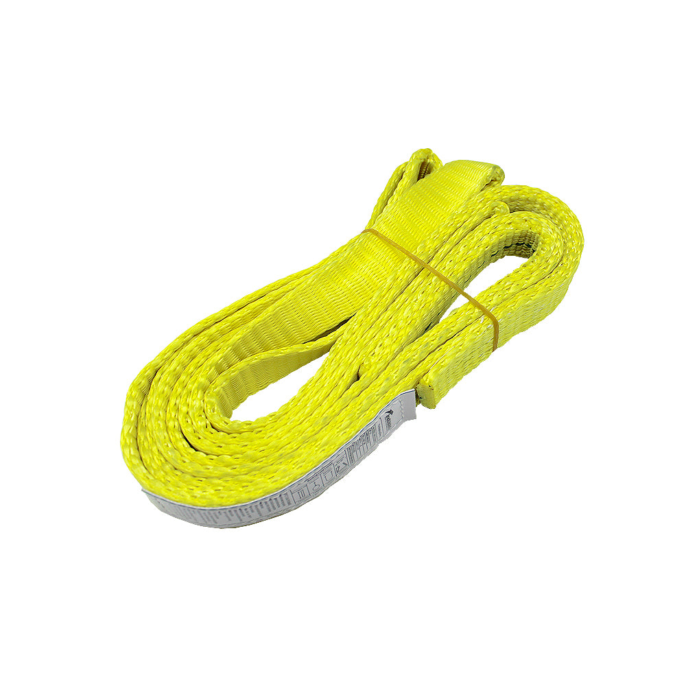 Polyester Lifting Slings, 1" x 3/6/9' Twisted Eye Web Slings, Lifting Strap for Hoist, Heavy Duty Rigging Straps, 1600 lbs Vertical Rigging Moving Towing Hoisting Work Gear
