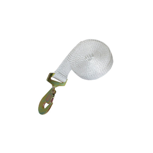 MH01E-15 2''X 15'Replacement Long End Tent Strap with Snap Hook