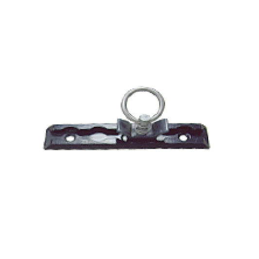 PT07KB-LR01 Track Tie Down System – Black Aluminum Track Rails with Single Stud O-Ring Fittings, Heavy Duty Cargo Tie Down Kit for Trailer, Truck Bed, Van, Utility Vehicles