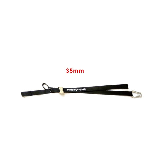 CT10-706F122 2" Cargo Tie Down Strap with Buckle Adjustable for Motorcycle Trucks and  Cargo Trucks