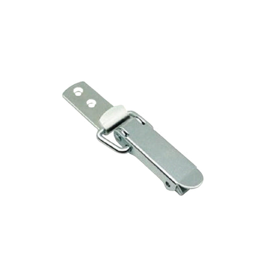A11201K Safety Spring - Loaded Toggle Latch: Zinc - Plated Steel, 90° Catch Hasp for Cabinets & Boxes