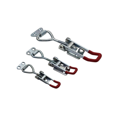 Loquet à bascule robuste en acier inoxydable 304 A10821S/A10821, pince à dégagement rapide réglable pour boîtes à outils, camions, remorques