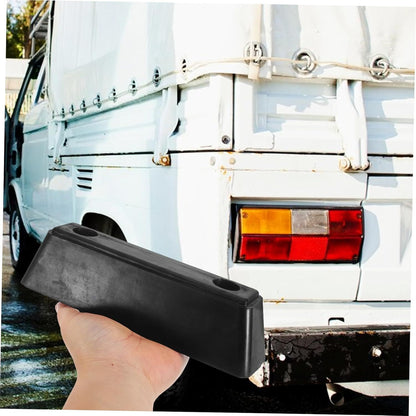 Parachoques de goma resistente RBS01 para camiones. Fácil instalación sin herramientas. Parachoques versátil para remolque que ofrece máxima protección contra colisiones. Bloque de goma duradero.