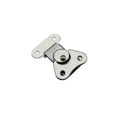 A10848-1S/A10848-2S Butterfly Twist Latch, 2 Inch Stainless Steel Butterfly Buckle Latch Keeper Toggle Clamp Twist Latch for Case Box Flight Cases Equipment Boxes, Silver