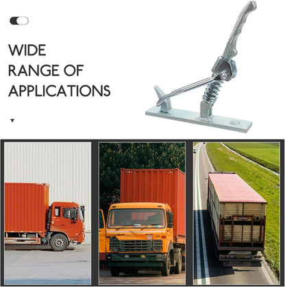 A10830/A10831 Verrou à ressort robuste zingué pour attelage de remorque - Verrouillage de goupille de coupleur durable et polyvalent pour le transport sécurisé de camions, remorques et conteneurs