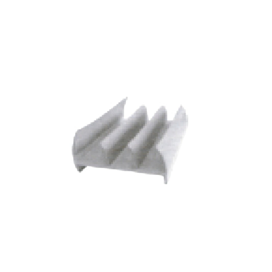 DS13 Gray PVC Multi - Ribbed Seal Strip