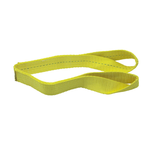 2" x 3/6/9’ Rigging Moving Straps Lifting Sling Tree Saver Recovery Straps Twisted Eye Web Sling 3100lbs Vertical Capacity