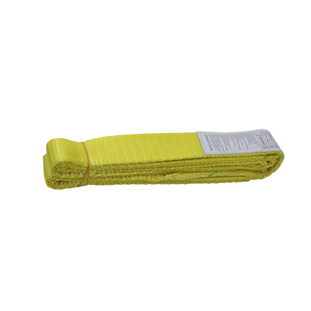 2" x 3/6/9’ Rigging Moving Straps Lifting Sling Tree Saver Recovery Straps Twisted Eye Web Sling 3100lbs Vertical Capacity