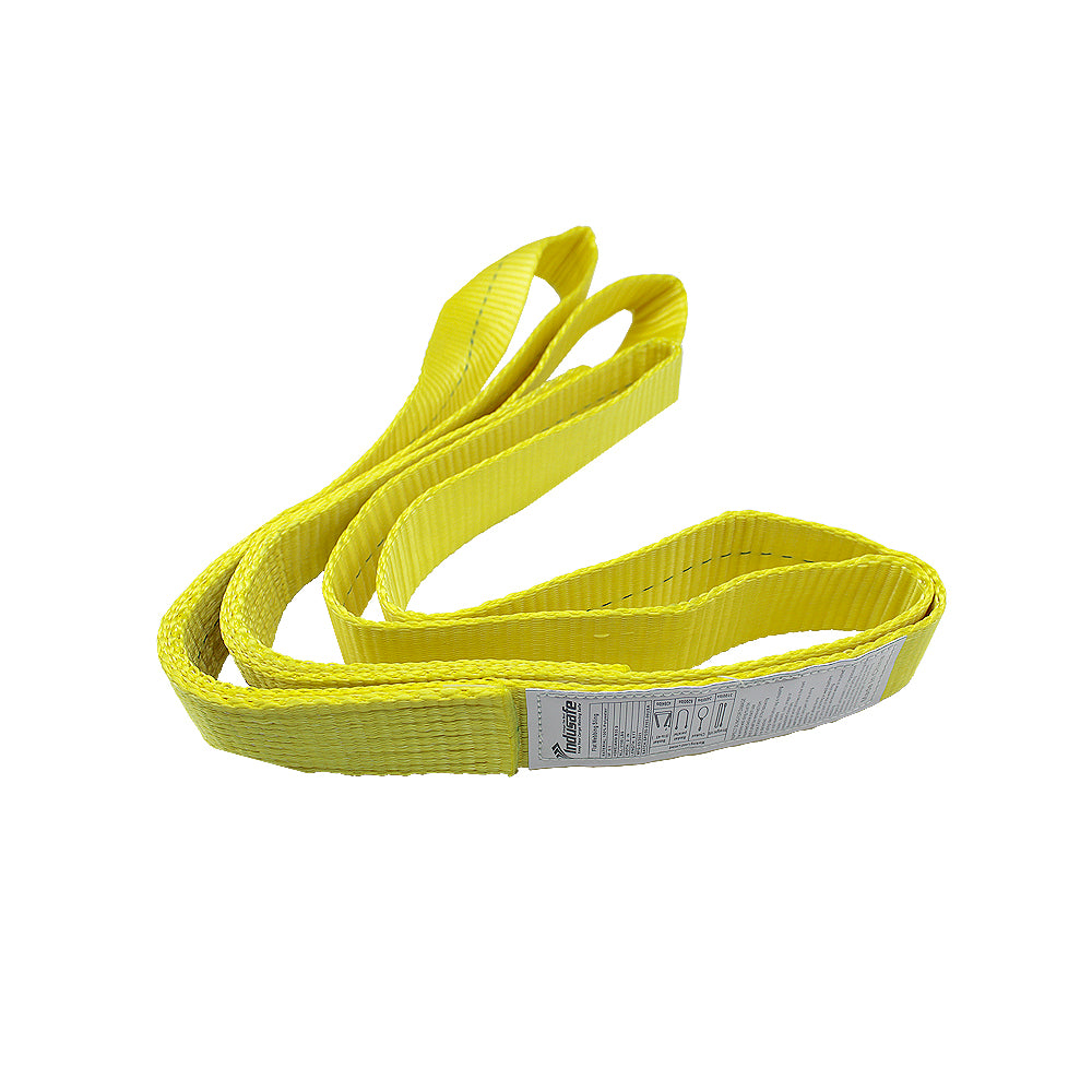 2" x 3/6/9’ Rigging Moving Straps Lifting Sling Tree Saver Recovery Straps Twisted Eye Web Sling 3100lbs Vertical Capacity