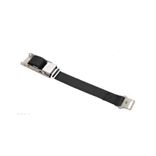 Zinc Plated 0.85m Flat Hook Tension Strap Assembly by Pan Glory