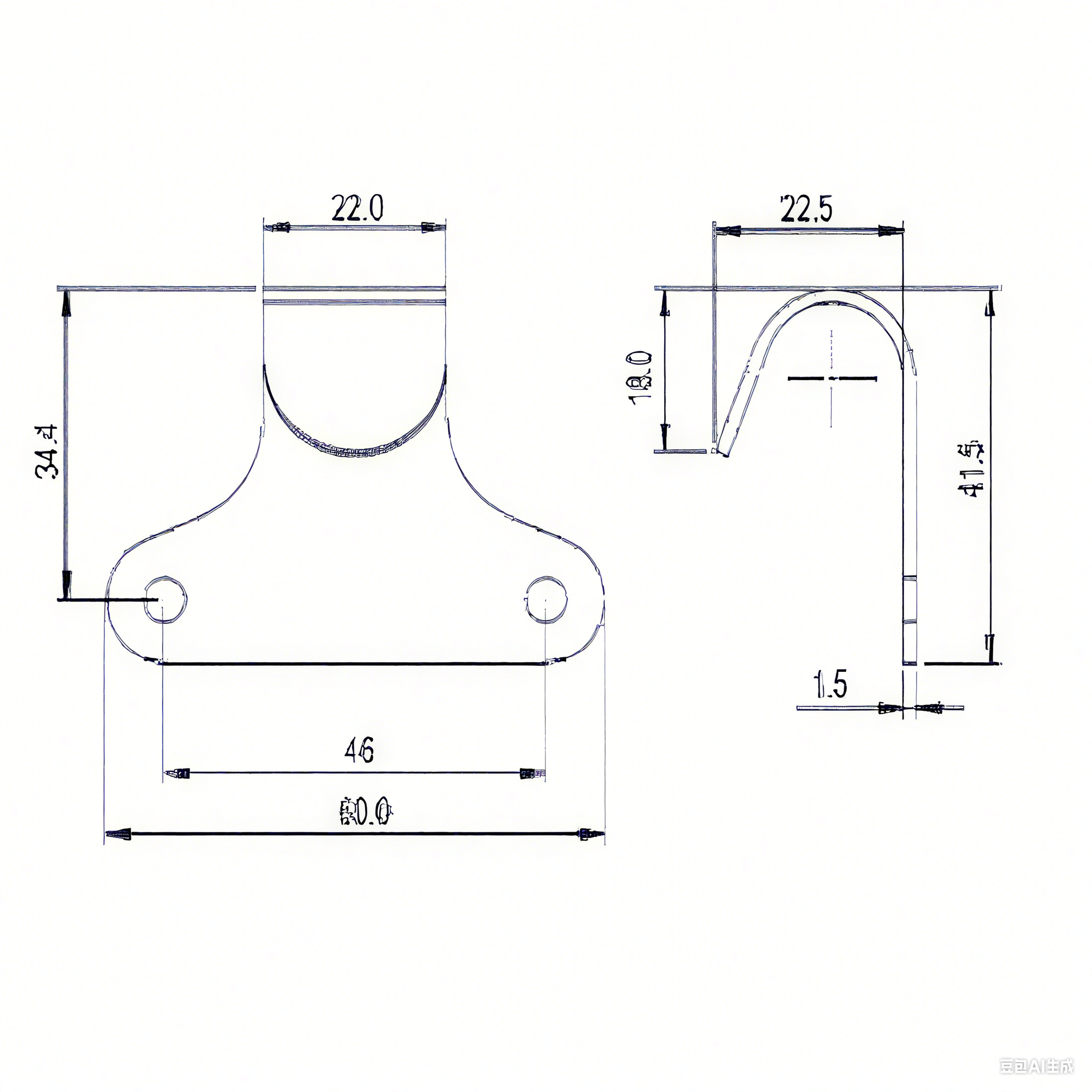 A11233 Zinc - Plated Steel Locking Plate | 70x20x5mm Truck Curtain/Securing Hardware