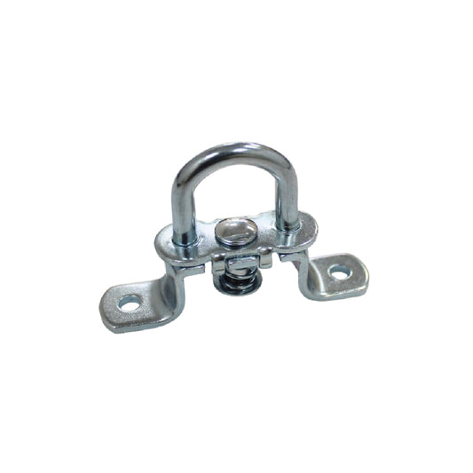 A11127-S Adjustable Spring Rope Hook | Zinc - Plated Steel Truck Tarpaulin Securing Hook with Base