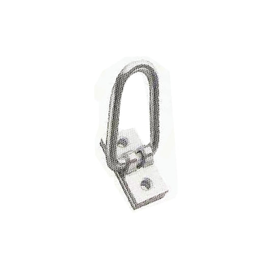 A11231 Rope Eye Hook, Zinc - Plated Steel Lashing Hook, Cargo Trailer Side Wall Cargo Securer
