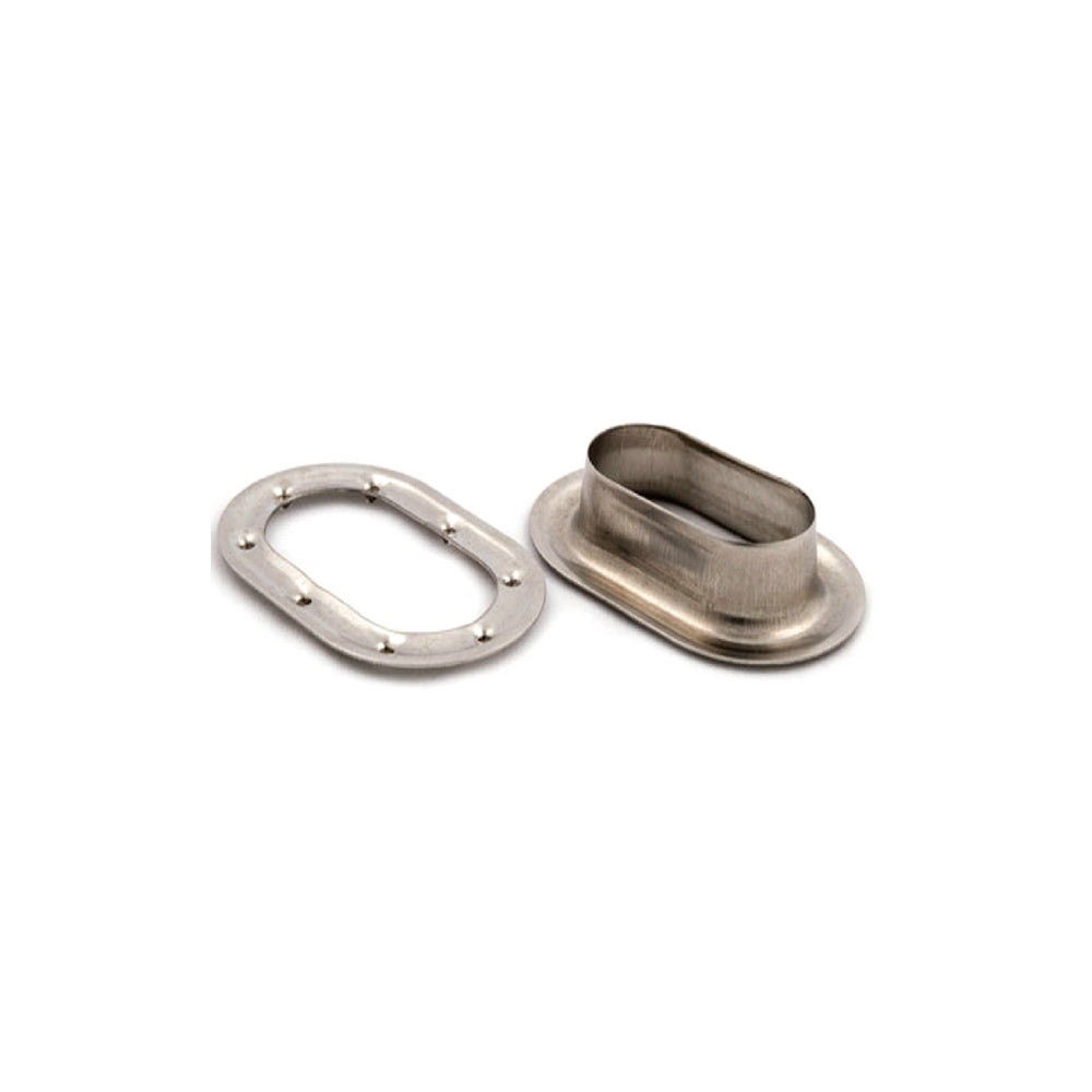 GE001 Zinc - Plated Oval Lashing Eyelet | 40x24mm, for Truck Tarpaulin/Cargo Securing