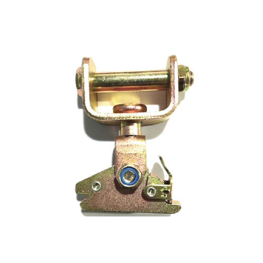 A10215 E-Track Roller Idler Fitting, Heavy Duty Swivel Tie Down Anchors Fit E Track Ratchet Straps, Wheel Straps - Trailer Tie-Down for ATV, UTV, Car, Enclosed Trailers, Truck, Flatbeds