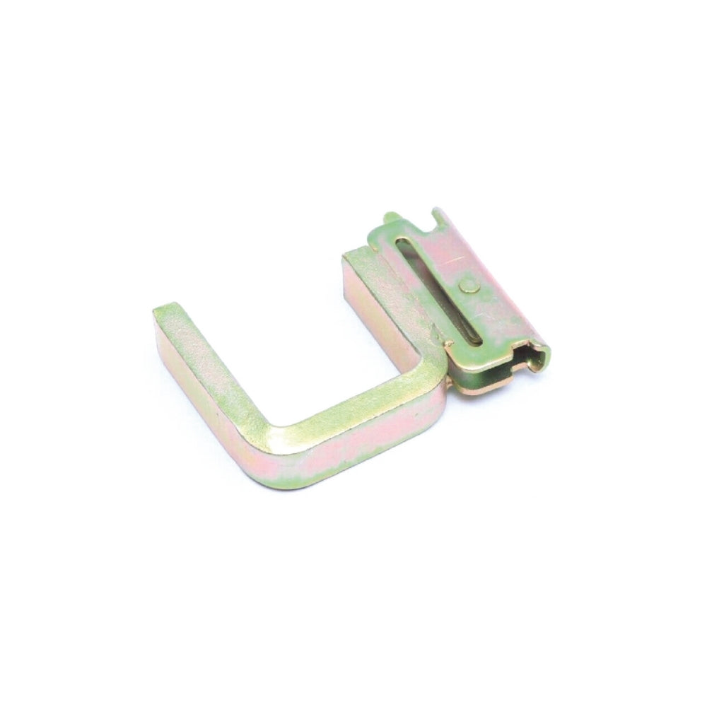 A10213SJ E Track Square J Hooks Heavy Duty Galvanized Steel E-Track Tie Down Accessories for Box Truck, Enclosed Trailer, Garage, Vans, Warehouse, Workshop