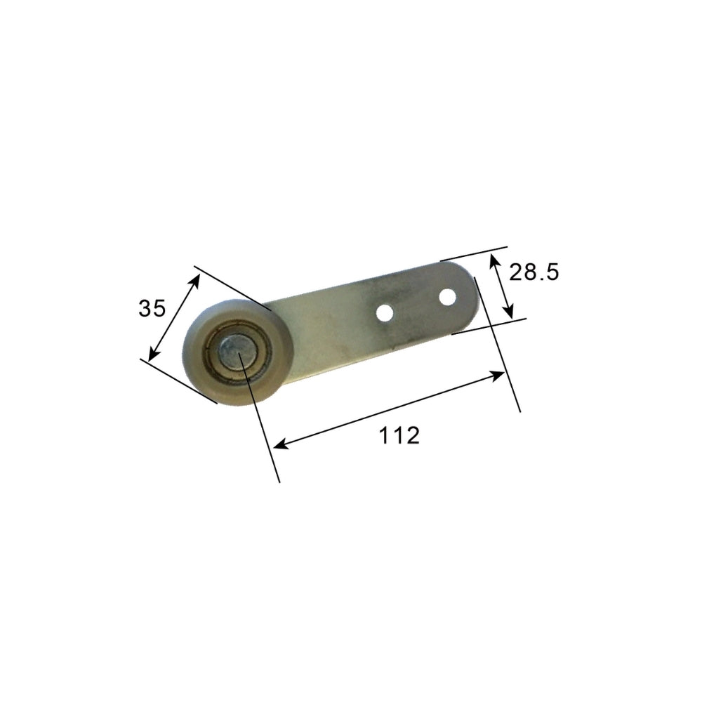 A20910 Curtain Side Trailer Roller Replacement Durable Pulley Block for Secure Support for Tarpaulins and Rain Cloths Easy Installation Reliable Trailer Parts