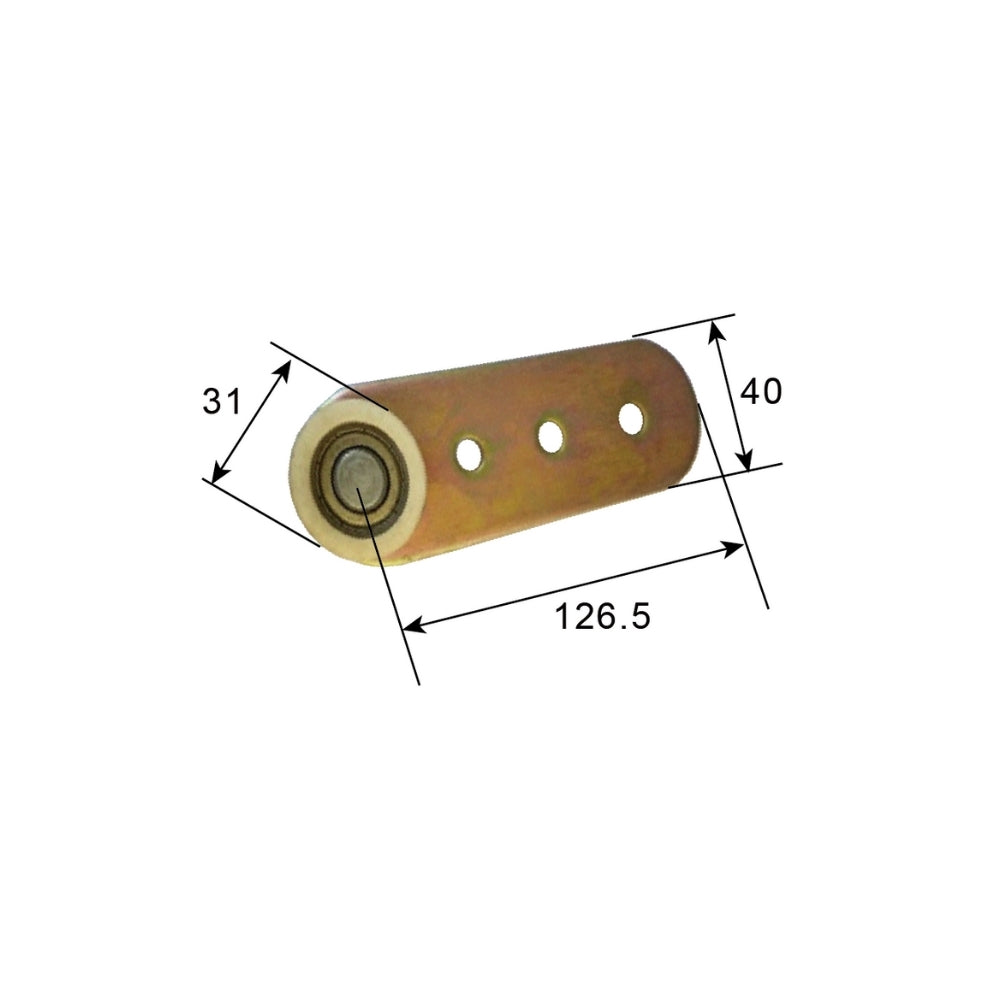 A20910 Curtain Side Trailer Roller Replacement Durable Pulley Block for Secure Support for Tarpaulins and Rain Cloths Easy Installation Reliable Trailer Parts