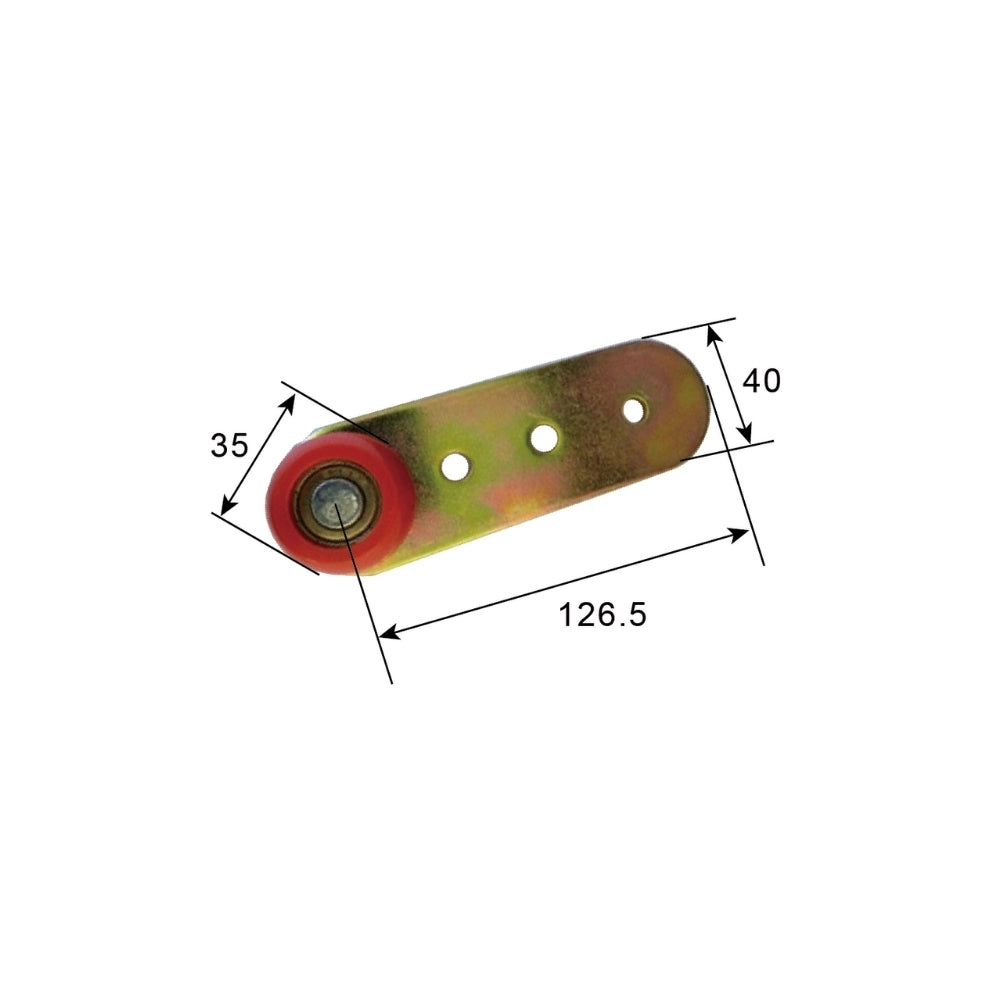 A20910 Curtain Side Trailer Roller Replacement Durable Pulley Block for Secure Support for Tarpaulins and Rain Cloths Easy Installation Reliable Trailer Parts