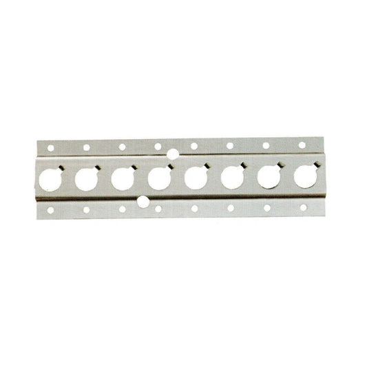 VR19-03 Round Hole Track - 10ft Length, Track Tie Down Rails for Cargo Securing in Trucks, Trailers, Transport Vehicles