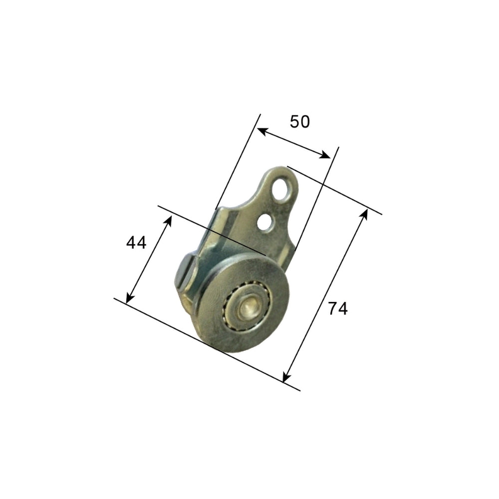A20905 Car Side Curtain Accessories Soft Canopy Rollers Canvas Pulley Hanging Wheel Car Window Curtain Track Trailer Window Covering