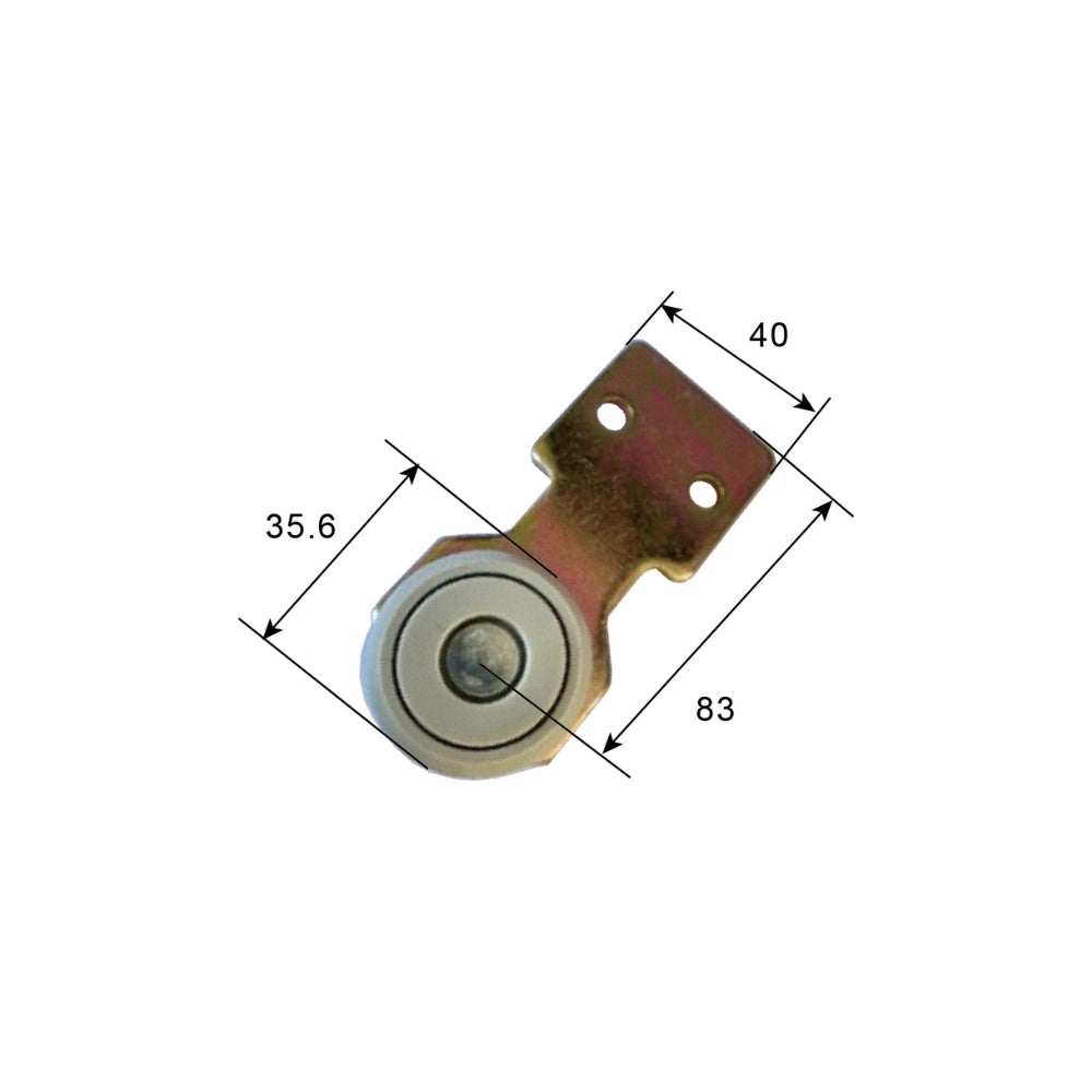 A20905 Car Side Curtain Accessories Soft Canopy Rollers Canvas Pulley Hanging Wheel Car Window Curtain Track Trailer Window Covering