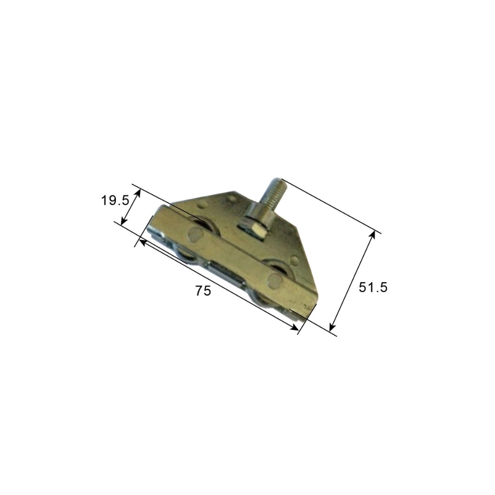 A20925 Truck Body Side Curtain Tarpaulin Component, Soft Canopy Truck Guide Wheel, Professional Track Hanging Wheel