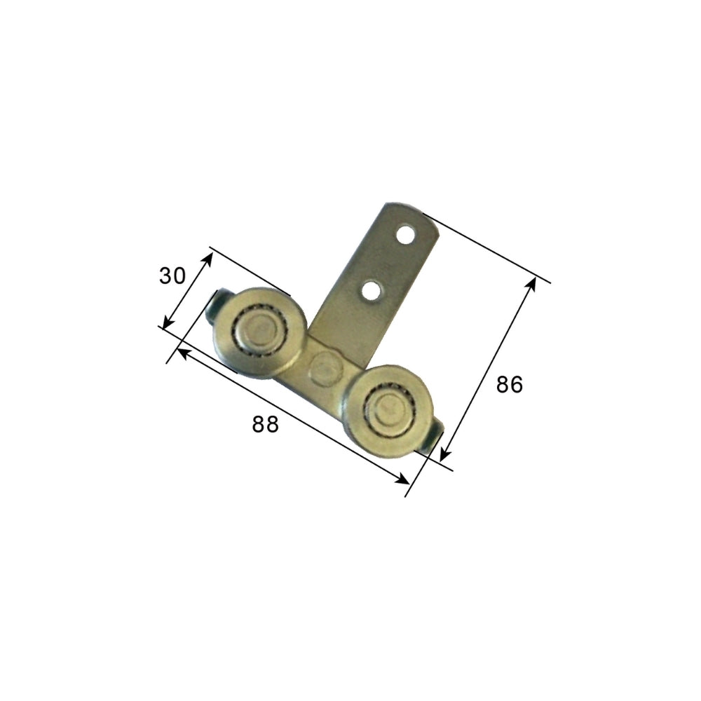 A20925 Truck Body Side Curtain Tarpaulin Component, Soft Canopy Truck Guide Wheel, Professional Track Hanging Wheel