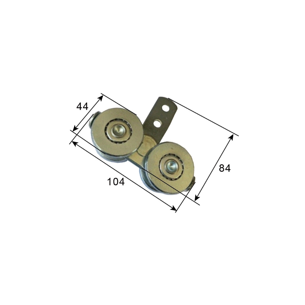A20925 Truck Body Side Curtain Tarpaulin Component, Soft Canopy Truck Guide Wheel, Professional Track Hanging Wheel
