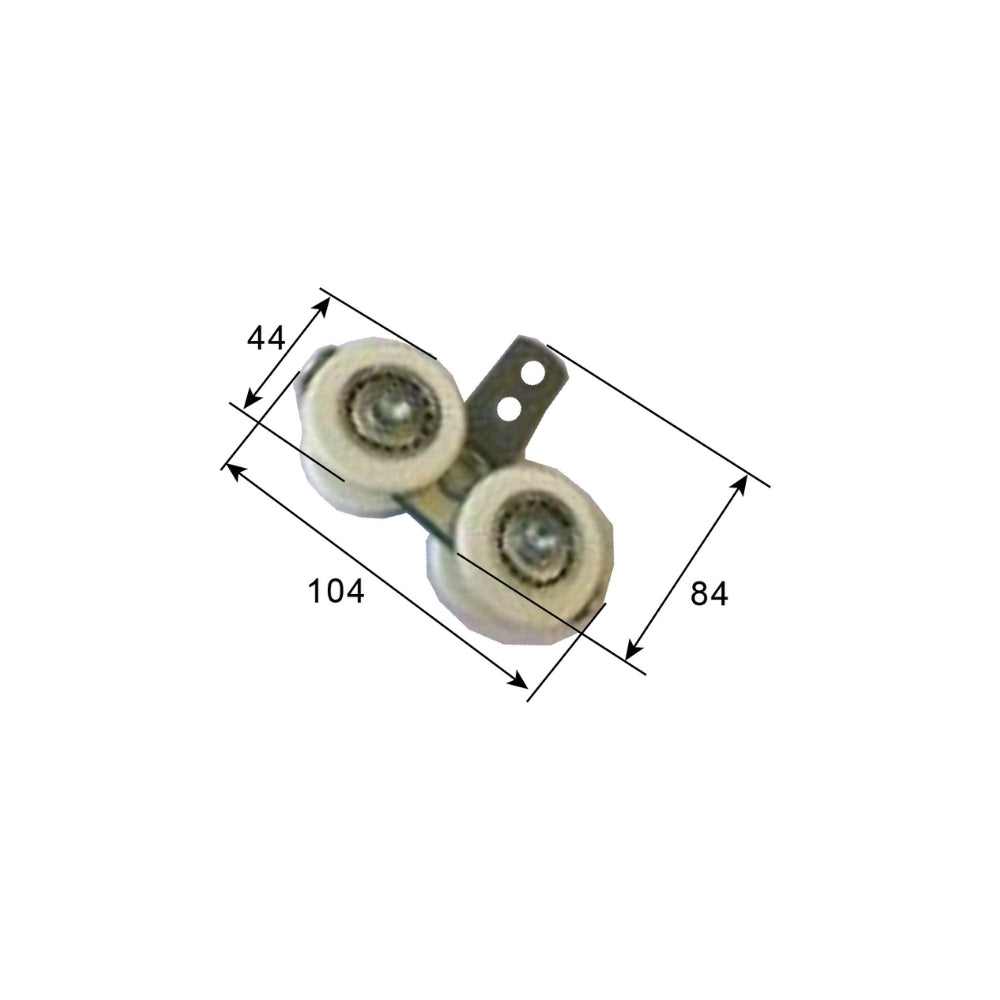 A20925 Truck Body Side Curtain Tarpaulin Component, Soft Canopy Truck Guide Wheel, Professional Track Hanging Wheel