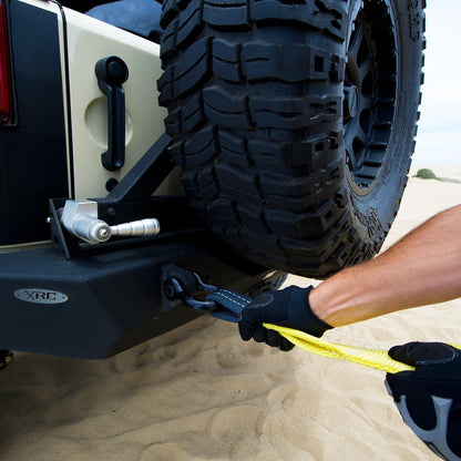 SS01-0809 2”x 30FT Стропа для буксировки, 17,600LBS Разрывная прочность, Стропа для экстренного восстановления, Удлинительная веревка для лебедки для автомобиля грузовика