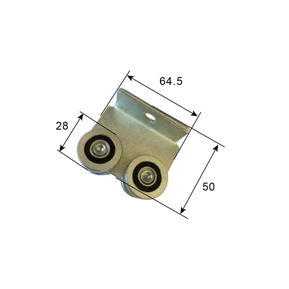 A20912 Curtain Side Trailer Roller Replacement Durable Dual - Wheel Pulley for Secure Tarpaulin & Rain Cloth Support, Easy - Install Reliable Trailer Part