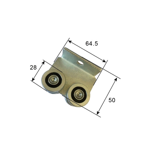 Angled Bracket Curtain Side Roller