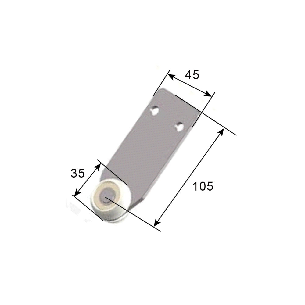 A20910 Curtain Side Trailer Roller Replacement Durable Pulley Block for Secure Support for Tarpaulins and Rain Cloths Easy Installation Reliable Trailer Parts