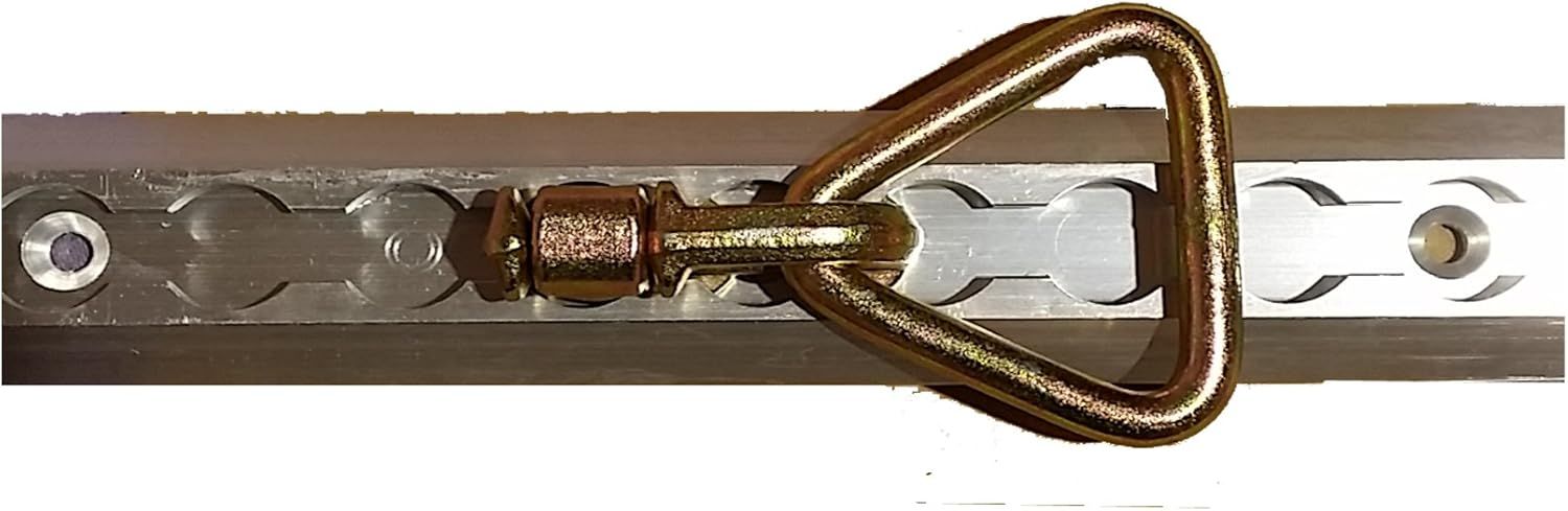 A10216P L Track Rail Double Stud Fitting with Delta Ring