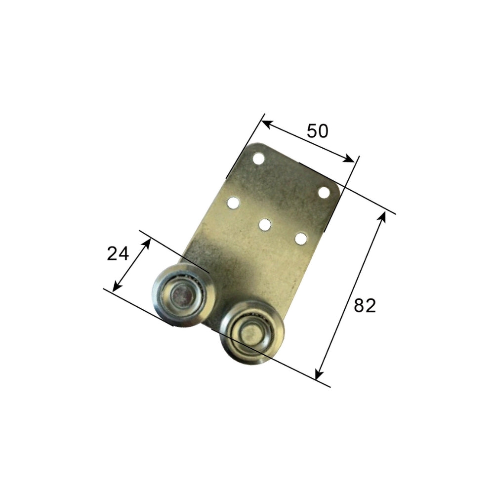 A20915T Curtain Side Trailer Roller Replacement Durable Multi - Wheel Pulley Block for Secure Tarpaulin & Rain Cloth Support, Easy - Install Reliable Trailer Part