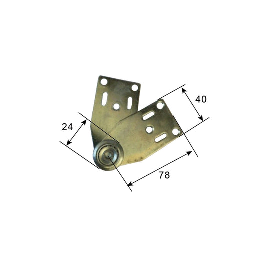 Angled Bracket Curtain Side Roller