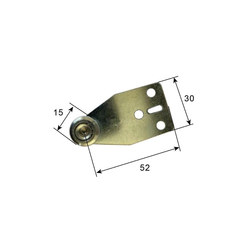 A20915T Curtain Side Trailer Roller Replacement Durable Multi - Wheel Pulley Block for Secure Tarpaulin & Rain Cloth Support, Easy - Install Reliable Trailer Part