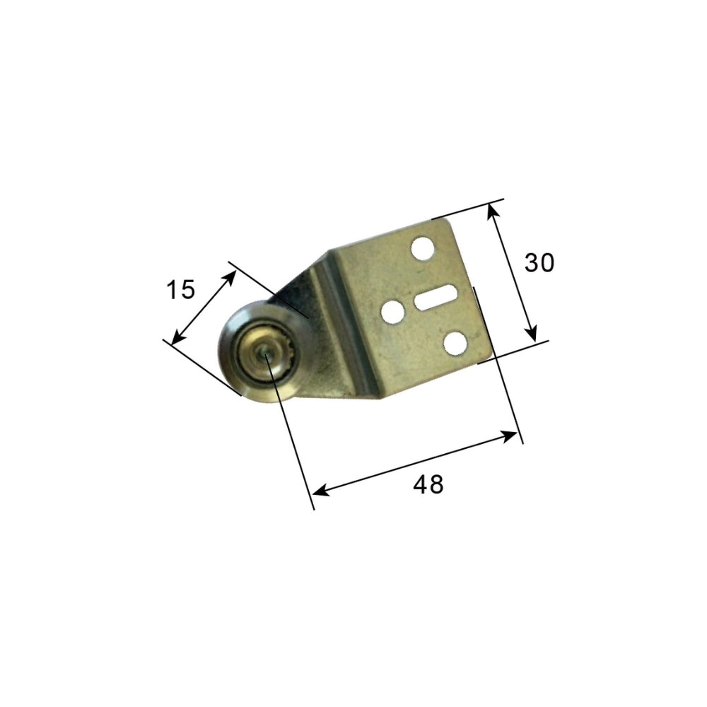 A20915T Curtain Side Trailer Roller Replacement Durable Multi - Wheel Pulley Block for Secure Tarpaulin & Rain Cloth Support, Easy - Install Reliable Trailer Part