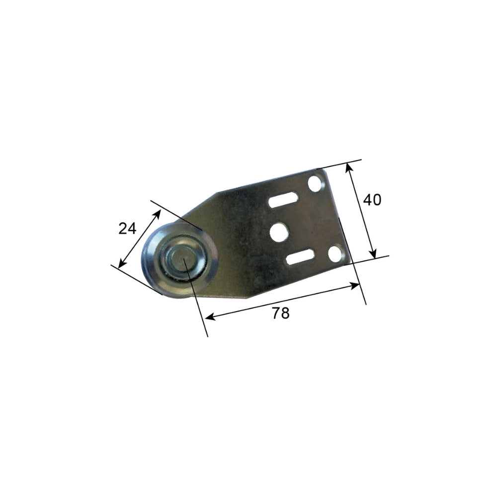 A20915T Curtain Side Trailer Roller Replacement Durable Multi - Wheel Pulley Block for Secure Tarpaulin & Rain Cloth Support, Easy - Install Reliable Trailer Part