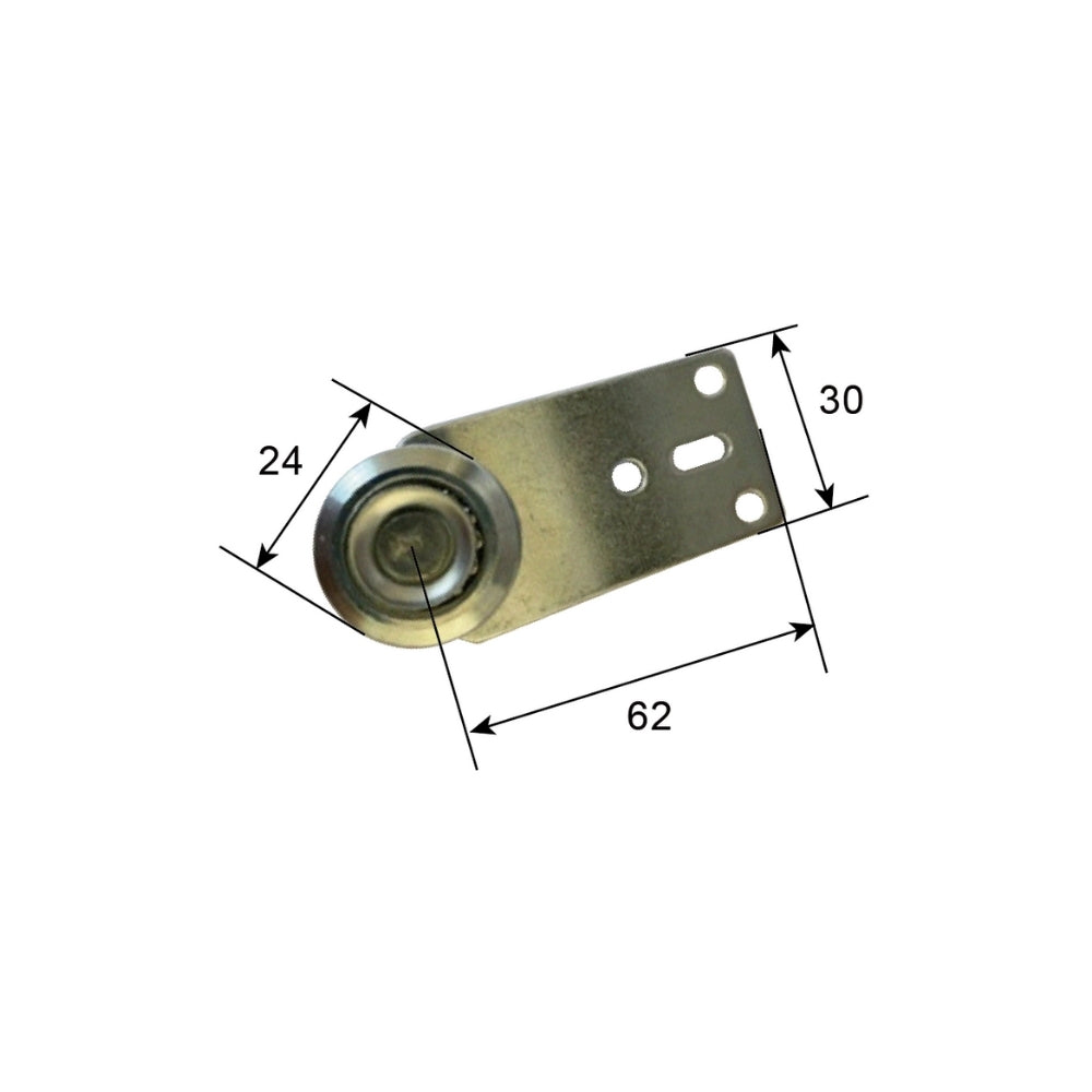 A20915T Curtain Side Trailer Roller Replacement Durable Multi - Wheel Pulley Block for Secure Tarpaulin & Rain Cloth Support, Easy - Install Reliable Trailer Part