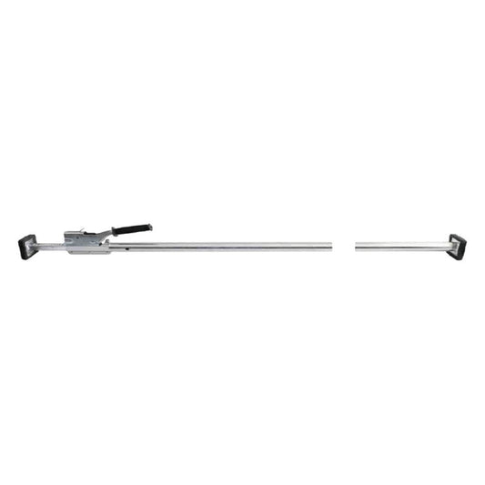 VR38-104-V3L Heavy-Duty Adjustable Jack Bar with 4"×4" Welded Foot Pads - Adjusts from 86" to 115", Welded Round Tube Steel Jack Bar for Cargo Securing in Transport Vehicles