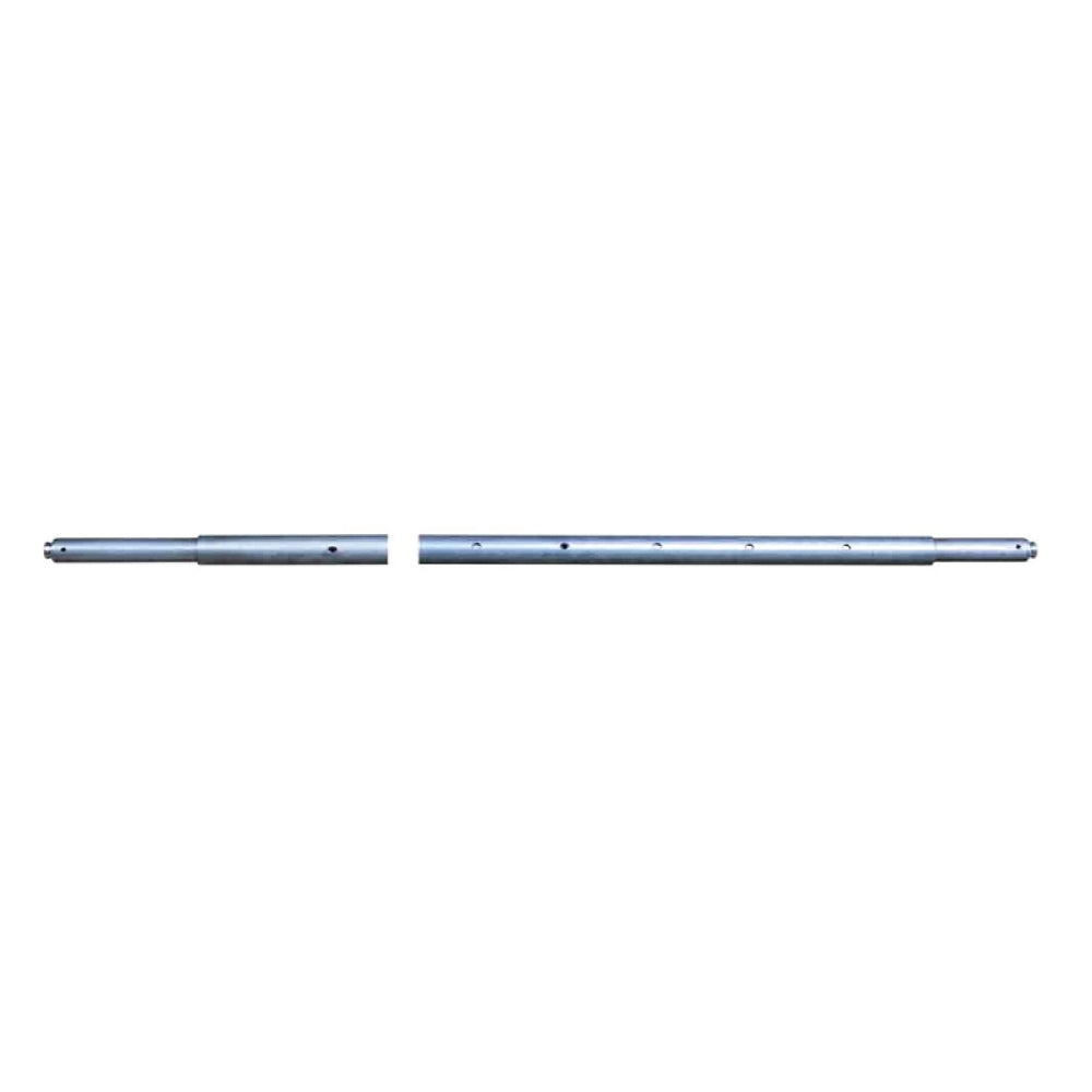 VR34-2450-38 Heavy-Duty Galvanized Round Steel Shoring Bar - Adjustable from 80.7" to 110", 38mm/42mm Tube Dia for Cargo & Vehicle Structural Support