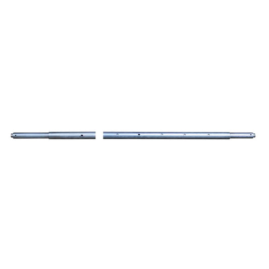 VR34-2450-38 Heavy-Duty Galvanized Round Steel Shoring Bar - Adjustable from 80.7" to 110", 38mm/42mm Tube Dia for Cargo & Vehicle Structural Support