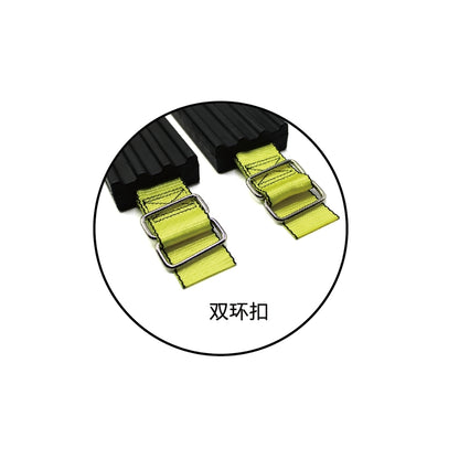 Устройство для сцепления шин TS01-W59 для автомобилей и малых внедорожников, комплект из 2 штук - противоскользящие аварийные ремни для шин, чтобы выбраться из снега, грязи и песка - альтернатива снежной traction mat или цепям для шин