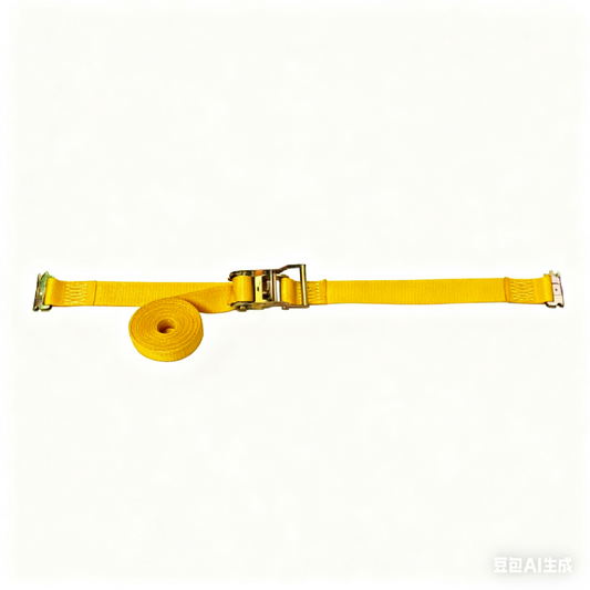 RT06-20M23B 2'' x 12' E-Track Ratchet Straps, Heavy Duty E Track Straps with Spring E-Fittings, 3,000LBS Break Strength, Logistic Ratchet Straps