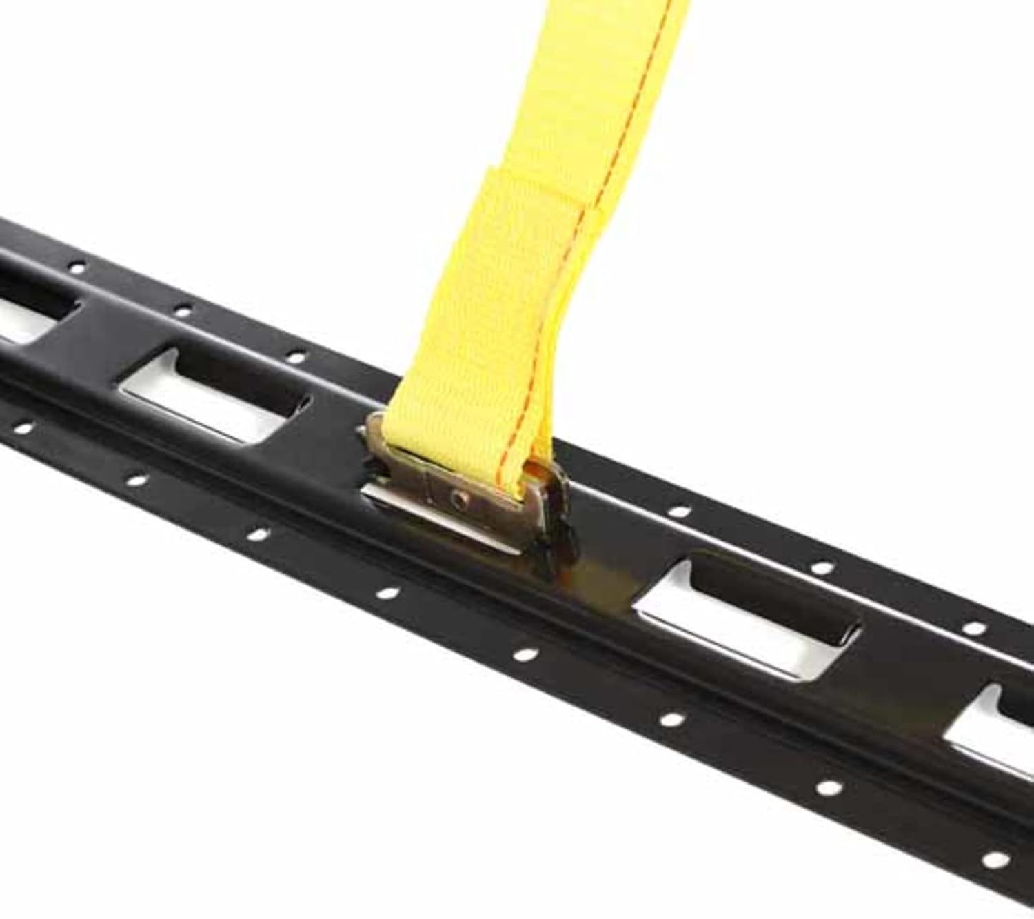 A10213 E-Track Spring Fitting for Creating Custom TieDown Straps, Hammocks, Cargo Nets, Load Bars, Hooks, Shoring Beams, Gear Racks. Heavy Duty Steel Fitting Inserts Into E Tracks