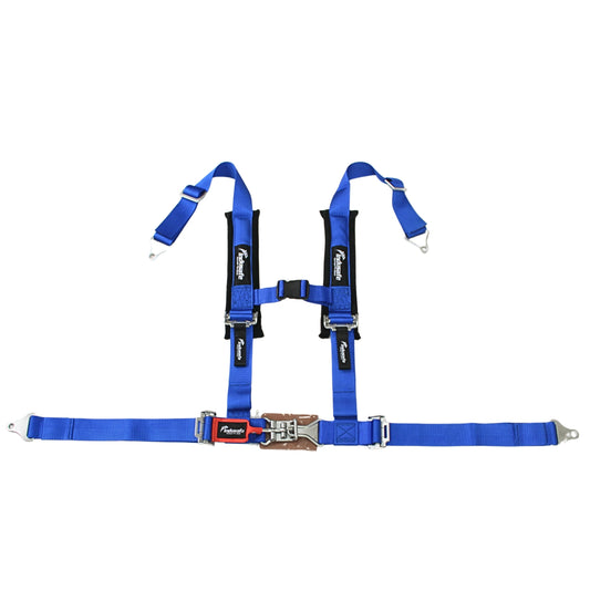 4 Point Harness 2 Inch Straps Upgraded Heavy Duty Buckle Compatible with Polaris Can-Am SxS UTV Off-Road with Ventilated Memory Foam Padding