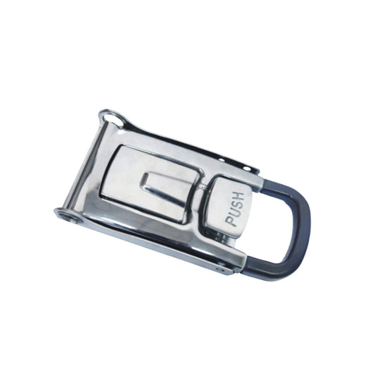 A10918S-22 Stainless Steel Push Latch - Heavy Duty Metal Push Button Latch for Trailer - Secure and Durable Press Latch with Easy Installation