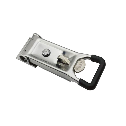 A10914 Stainless Steel Push Latch - Heavy Duty Metal Push Button Latch for Tool Box, RV, Cabinet - Secure, Durable and Easy to Install Press Latch